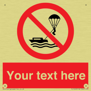 Custom No parasailing